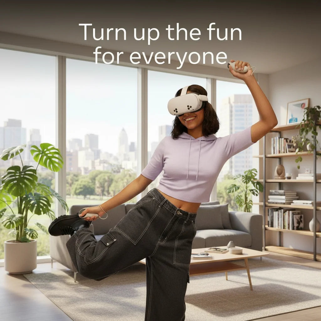 Oculus Quest 3S 256GB VR/MR Headset, Standalone All-in-One Immersive Experience Device