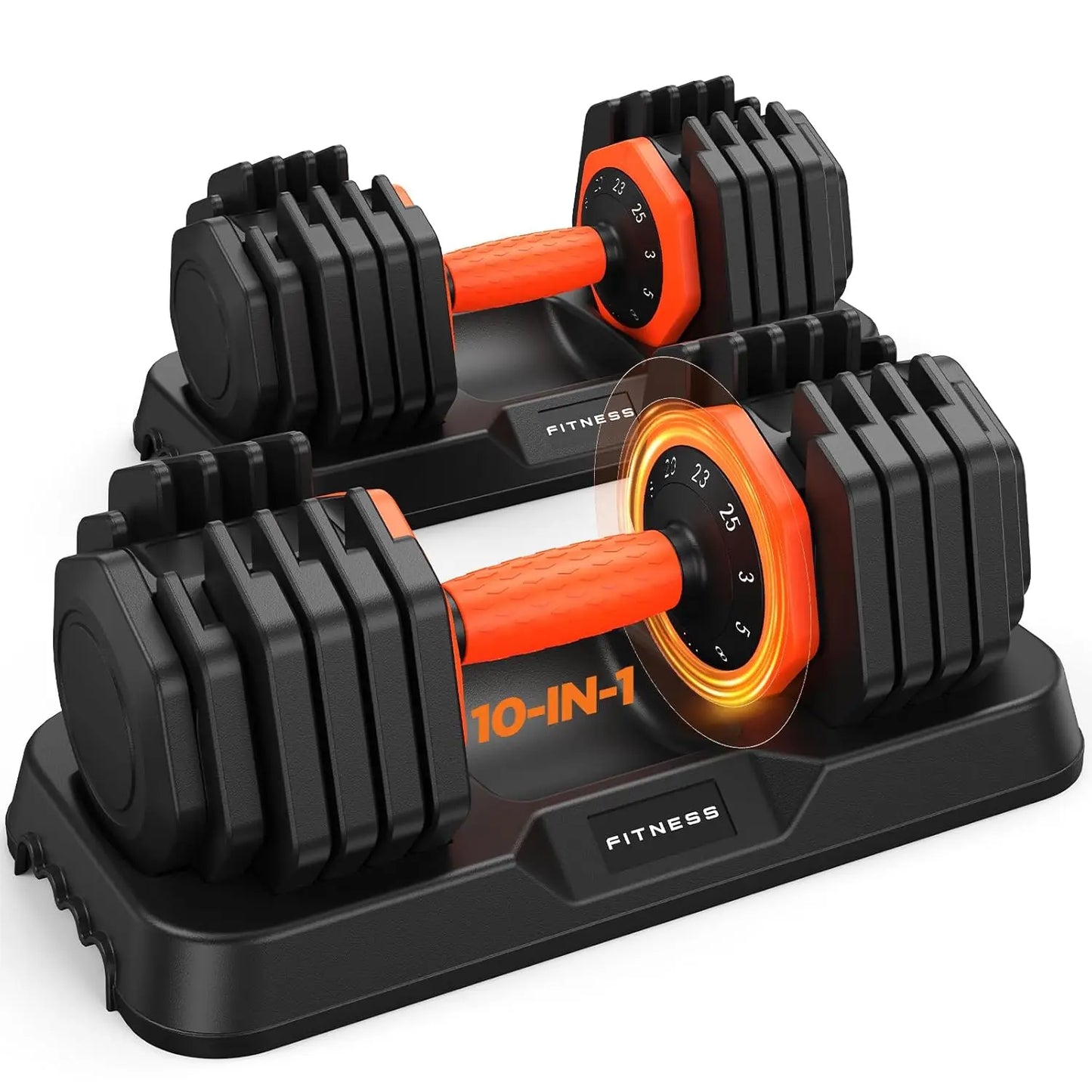 2026 FDB2 Updated Pair Adjustable Dumbbells, Available in 25/50/55/110lbs, Comes with Storage Box, Customized