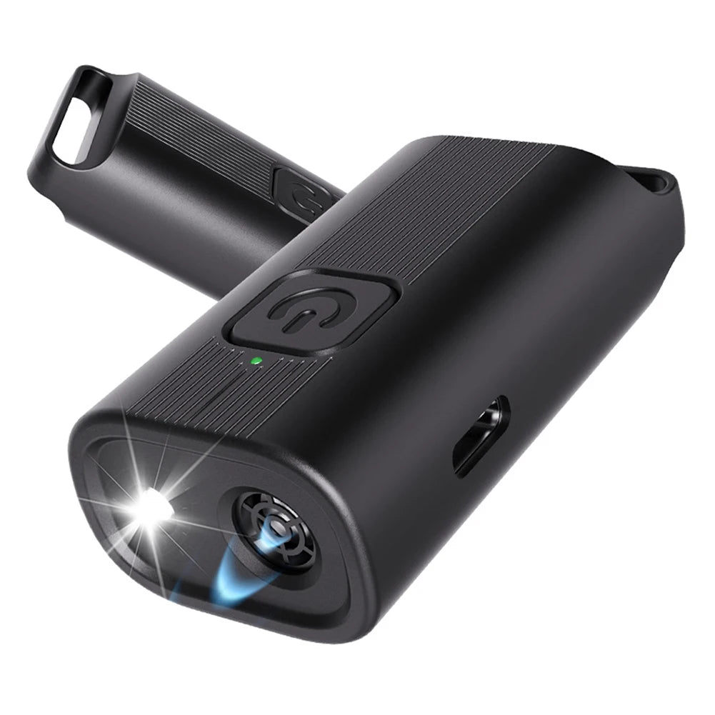 Ultrasonic Anti-Barking Device Long Range Rechargeable Pet Dog Repeller with LED Flashlight Dog Trainer Device for All Size Dogs