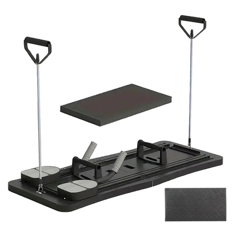 Abdominal Exercise Board Fitness Board Automatic Rebound Leg & Arm Toner Multifunctional Pilates Reformer Set Fitness Equipment