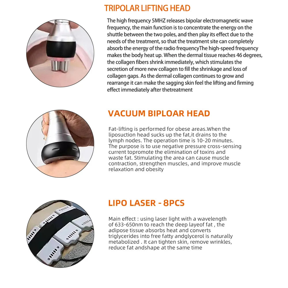 Missheart 6-in-1 Professional KIM 8 40K Cavitation Machine (Fast Shipping)