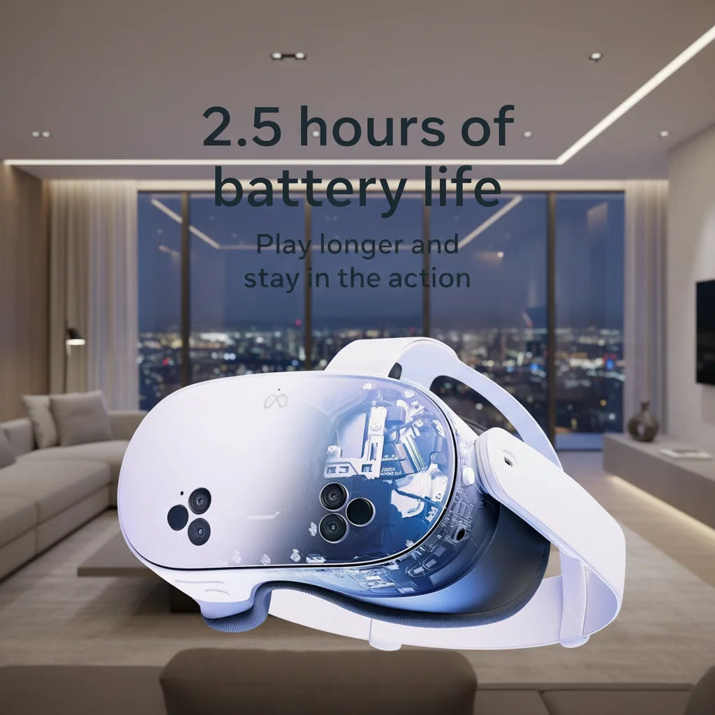 Oculus Quest 3S 256GB VR/MR Headset, Standalone All-in-One Immersive Experience Device