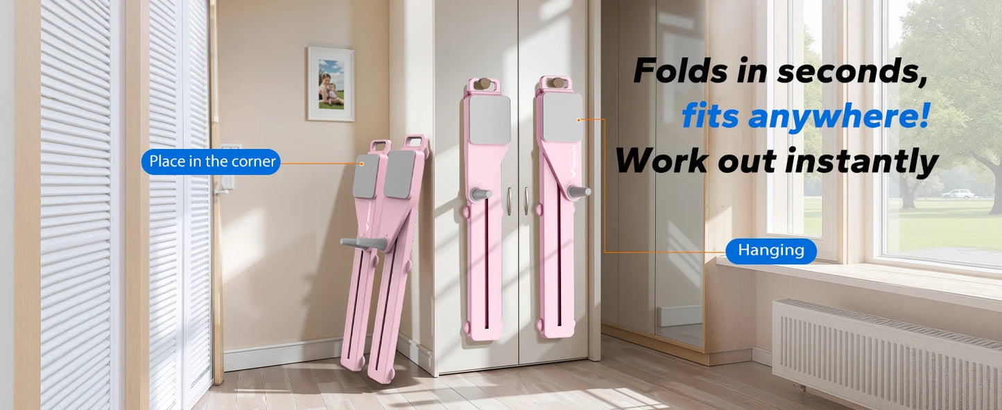 Pilates Board Multifunctional Abdominal Plate Detachable Ab Trainer with Anti-Slip Design Portable Pilates Reformer