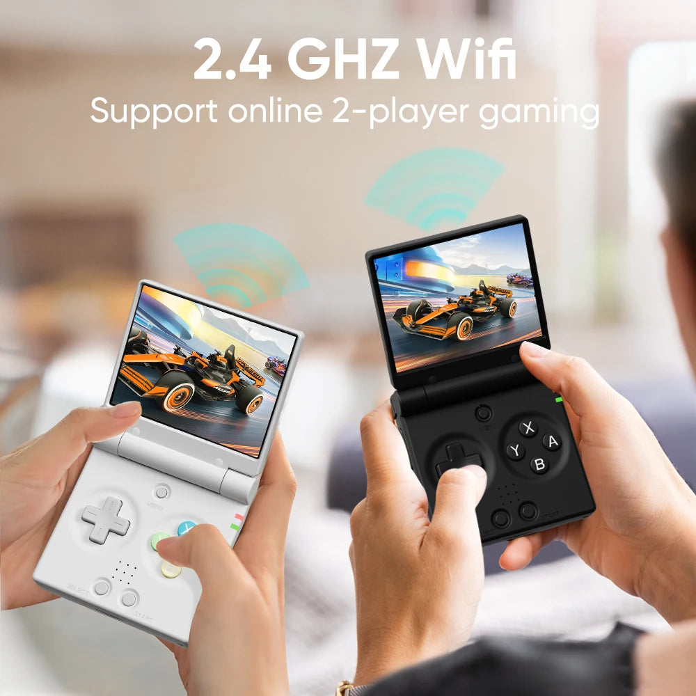 Mini Flip Retro Handheld Game Console With New Hinge 2.8 inch IPS Screen Portable Video Game Players Consoles Classic Gaming Emulator Childhood Gifts