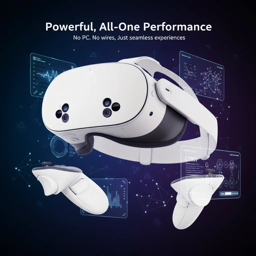 Oculus Quest 3S 256GB VR/MR Headset, Standalone All-in-One Immersive Experience Device