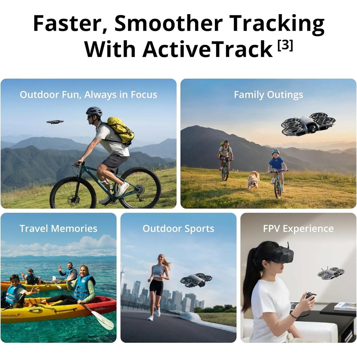 Fly More Combo w/ RC-N3, 4K Camera Drone for Beginners, Stable Digital Transmission, 3 Batteries