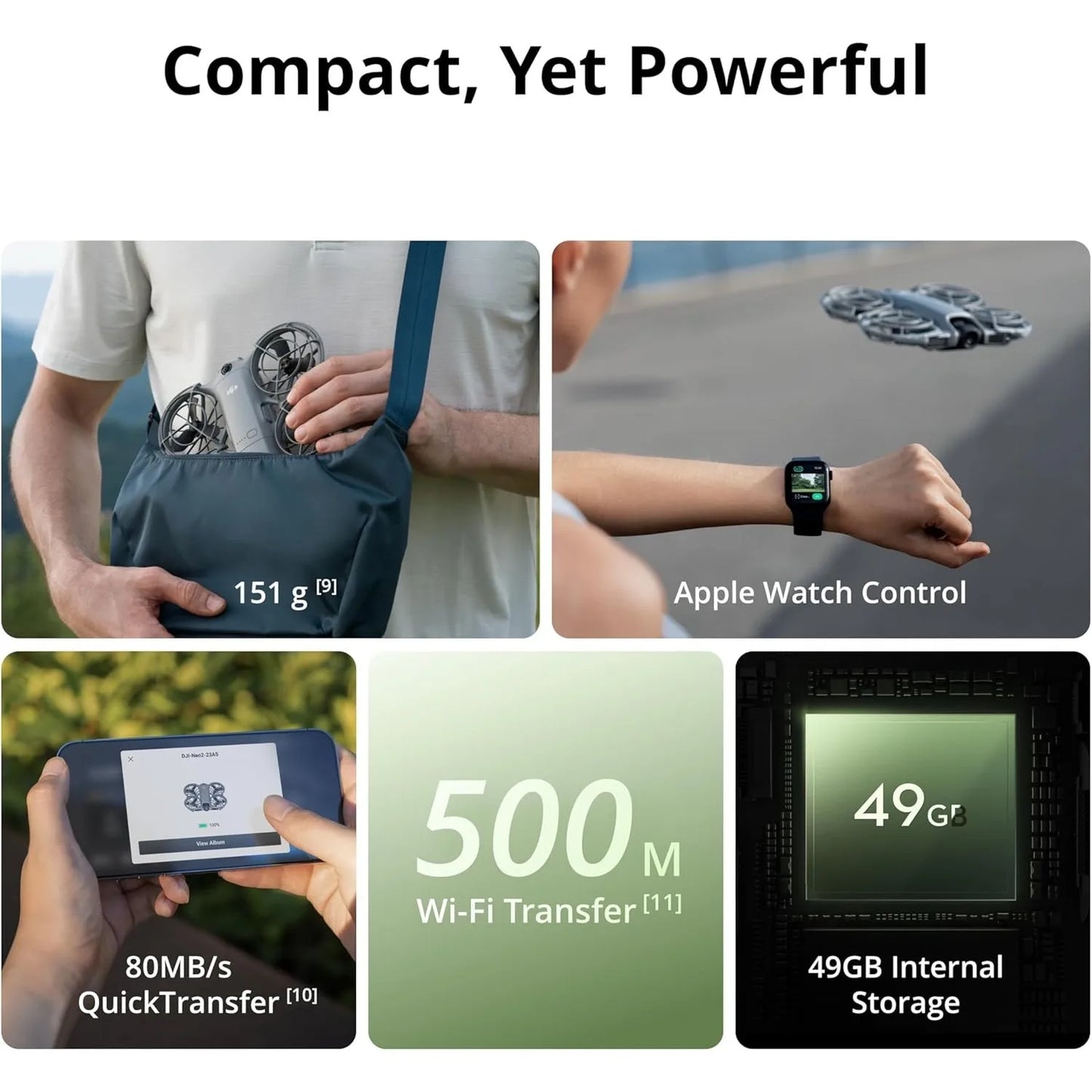 Fly More Combo w/ RC-N3, 4K Camera Drone for Beginners, Stable Digital Transmission, 3 Batteries