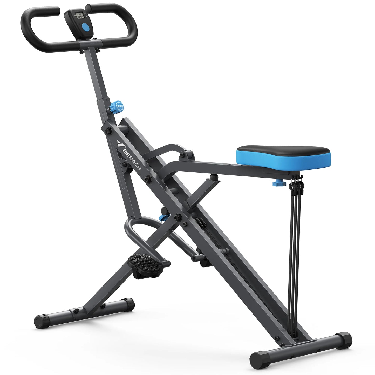 MERACH R07 Squat Machine 2in1 Squat Rowing Machine Easy Setup Foldable Exercise Equipment Glute Trainer Machine Glutes Leg Home Fit