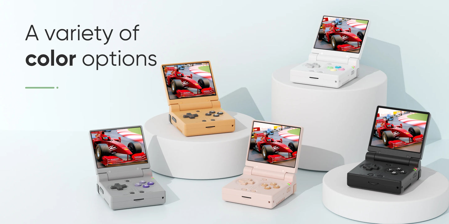 Mini Flip Retro Handheld Game Console With New Hinge 2.8 inch IPS Screen Portable Video Game Players Consoles Classic Gaming Emulator Childhood Gifts