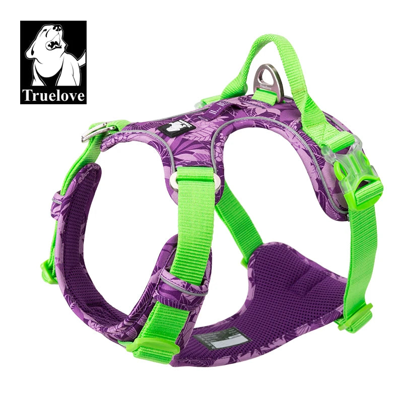 Pet Explosion-proof Dog Harness Camouflage Reflective Nylon Special Edition and Upgrade Version Easy to Adjust TLH5653