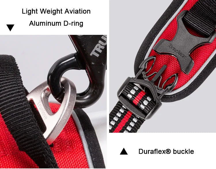Pet Reflective Nylon Dog Harness No Pull Adjustable Medium Large Naughty Dog Vest Safety Vehicular Lead Walking Running