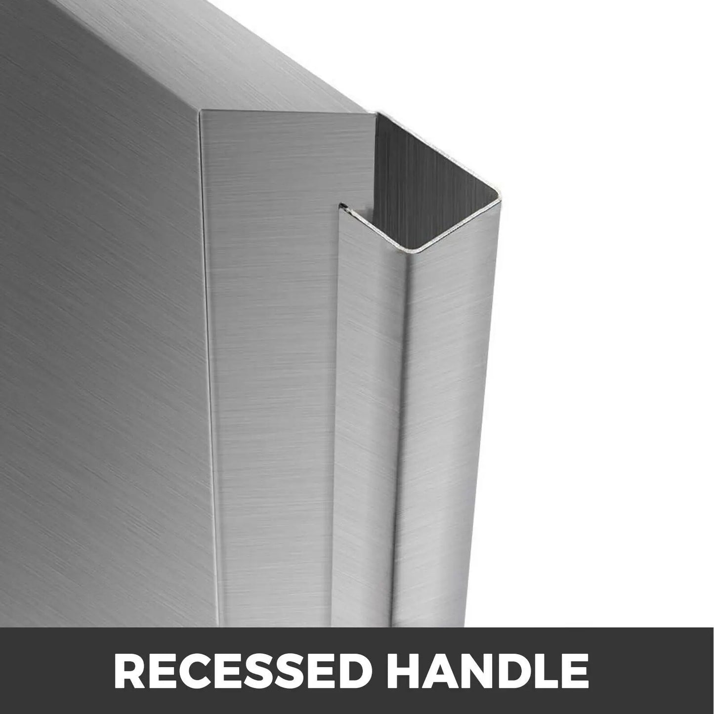 SucceBuy Stainless Steel BBQ Cabinet Access Door W/ Recessed Handle for Indoor/Outdoor Kitchen BBQ Island Kitchen Sink Fireplace