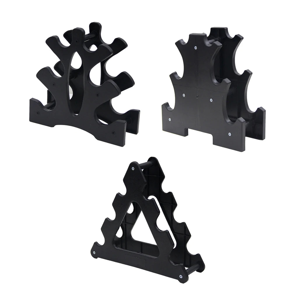 Dumbbell Rack 3 Tier Weight Storage Organizer Compact Weight Rack for Dumbbells Small for Home Gym Organization