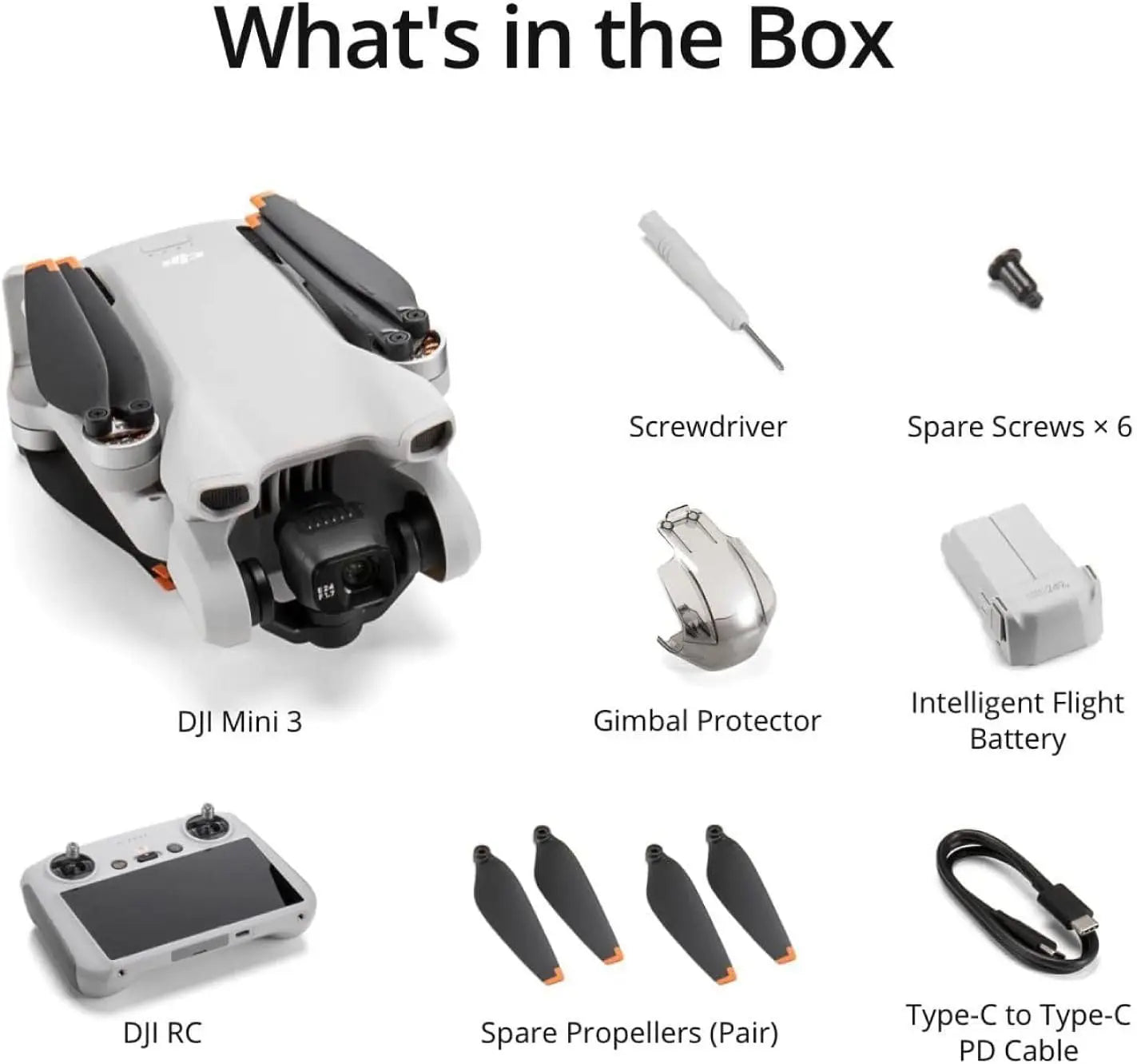 Refurbish DJI Mini 3 Drones with Camera for Adults 4K