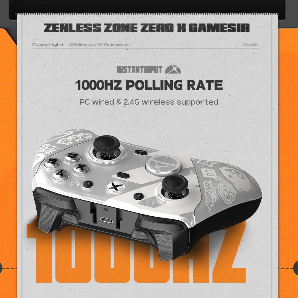 GameSir G7 Pro Zenless Zone Zero Wireless Xbox Game Controller – Charging Dock, TMR Joytick, Hall Effect Trigger, Gyro