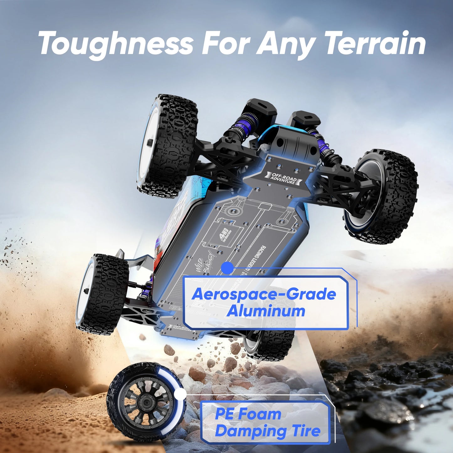 JIUSI 1/12 4WD WB12 Pro Rc Car 4x4 Off-Road Rc Truck Brushless 3600KV 80km/h High-Speed 2.4G Remote Control 3S 35C 2200mAh Toy Car Rc Cars For Adults Local Shipping From US