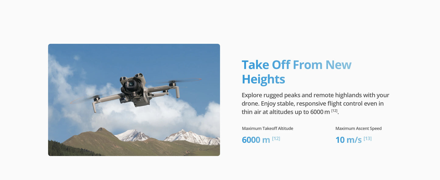 Mini 5 Pro Camera Drones ActiveTrack 360° Ultra-Light Foldable with 1-Inch CMOS 4K Camera Drone Omnidirectional Obstacle Sensing 225° Gimbal 20km Transmission With Mini 5 Pro Accessories for Beginners