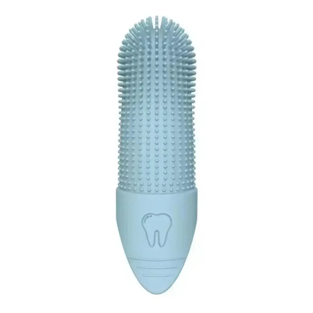 Dog Toothbrush, 360° Cleaning Finger Toothbrush for Dogs, Food Grade Silicone Dog Finger Toothbrush for Dogs & Cats Dental Care