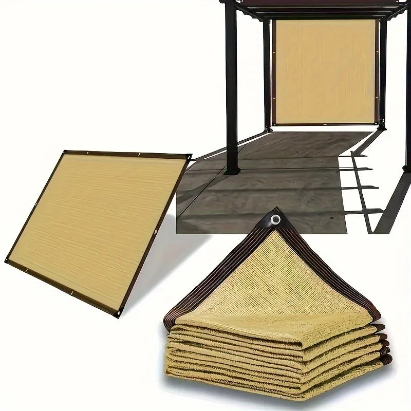 [Pet Area Sunshade Net] with Thickened Weaving and Durable Fixing Devices, It Can Provide Sufficient Shelter for Dog Kennels Th