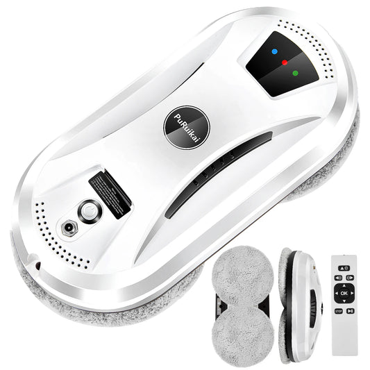 PuRuiKai Ultra Thin Robot Vacuum Cleaner Window Cleaning Robot Window Electric Glass Limpiacristales Remote Control For Home