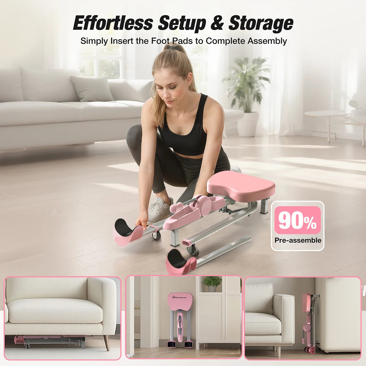 Split Machine Leg Stretcher Split Machine for Flexibility Adjustable 0-190° Leg Stretching Equipment for Ballet Yoga Gymnastics