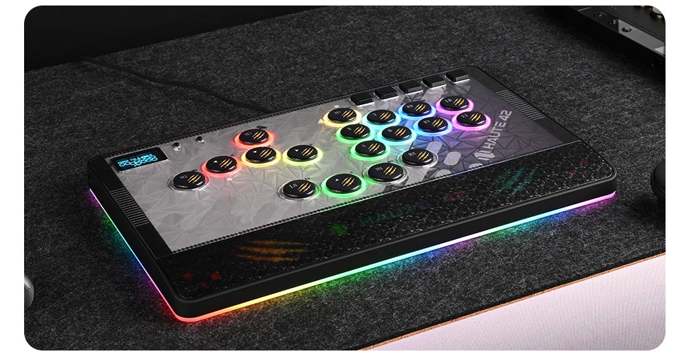 C-AT Magnetic Leverless Hitbox Controller Stickless Arcade Controller Keyboard For PC/PS4/PS5/Switch Hitbox Fightstick