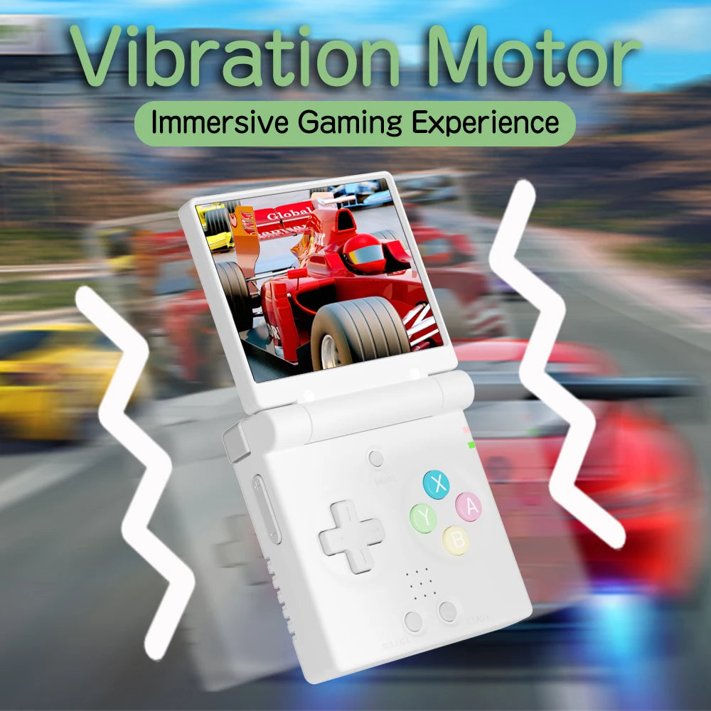 Mini Flip Retro Handheld Game Console With New Hinge 2.8 inch IPS Screen Portable Video Game Players Consoles Classic Gaming Emulator Childhood Gifts
