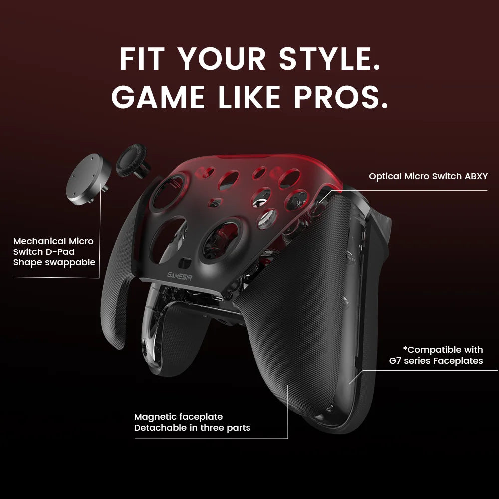 G7 Pro Wired Xbox Controller with Smart Charging Station, Hall Effect, Gyro, 3.5mm Audio Jack, 1000Hz Polling Rate