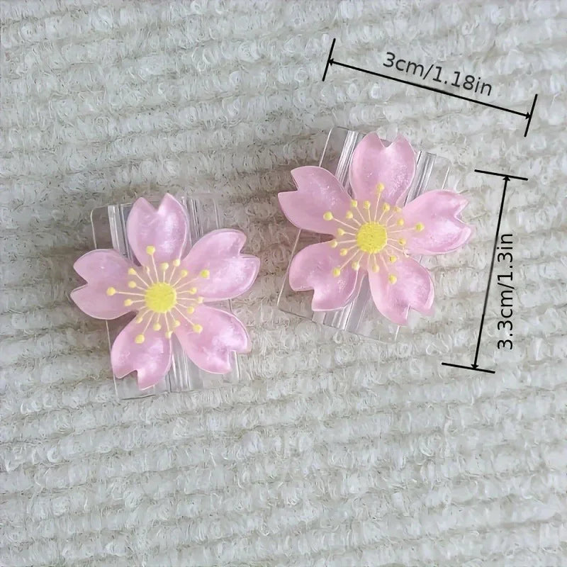 2pcs Cartoon Cable Protector Cute Flowers USB Charger Protector Cable Organizer Kawaii Data Line Cord Cable Winder For iPhone