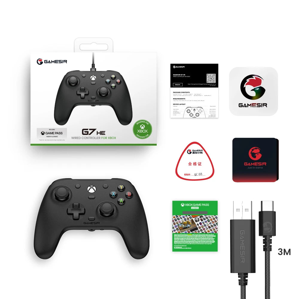 GameSir G7 HE Xbox Controller Hall Effect Gamepad for Xbox Series X, Xbox Series S, Xbox One X, Xbox One S Game Console