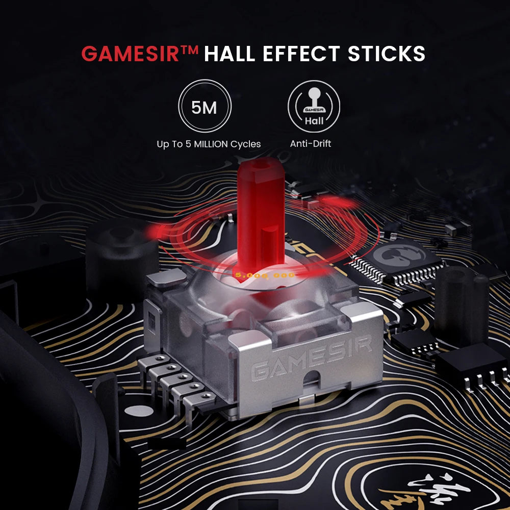 GameSir Kaleid Flux Xbox Controller Hall Effect Gamepad for Xbox Series X, Xbox Series S, Xbox One Game Console PC Joystick