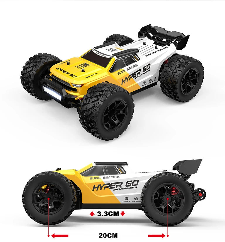 MJX 14207 1/14 4WD 2.4G RC Car 55KM/H Brushless Drift Vehicle Racing Car Remote Control Car Off-Road Truck Toys