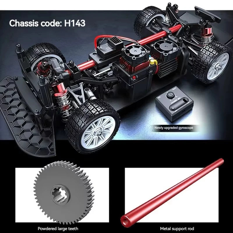 RC MJX 14304 14303 14302 High Speed Drift Car  With Gyroscope - Electric Toy for Kids Volkswagen Racing Gift