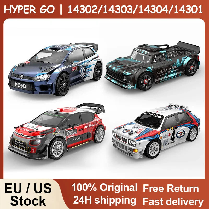 RC MJX 14304 14303 14302 High Speed Drift Car  With Gyroscope - Electric Toy for Kids Volkswagen Racing Gift