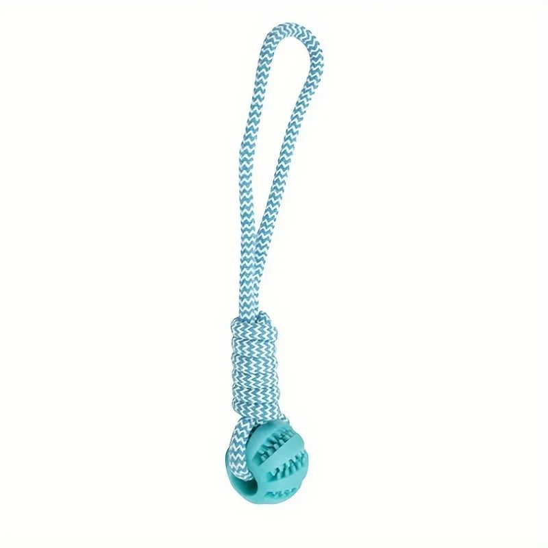 Durable Rope Dog Toy for Aggressive Chewers, Interactive Tug of War Fetch Toy, Braided Cotton Rope for Dental Health, for Medium