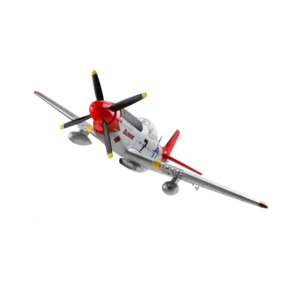 XK A280 P-51 3D/6G System 560mm Wingspan 2.4GHz 4CH EPP RC Airplane Fighter RTF With LED Lights Vehicles Toy Gift for Beginner