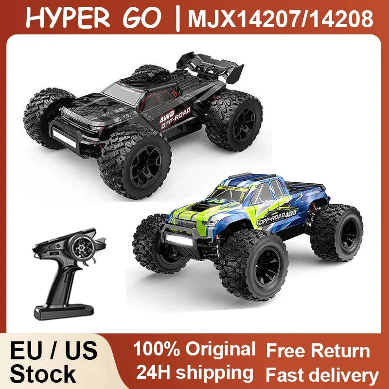 MJX 14207 1/14 4WD 2.4G RC Car 55KM/H Brushless Drift Vehicle Racing Car Remote Control Car Off-Road Truck Toys