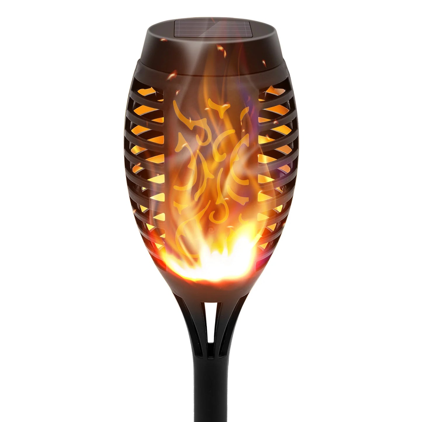 Solar Lights Outdoor LED 4/6/812Pcs Solar Torch Lights with Flickering Flame Waterproof Garden Decoration Lawn Path Yard Patio