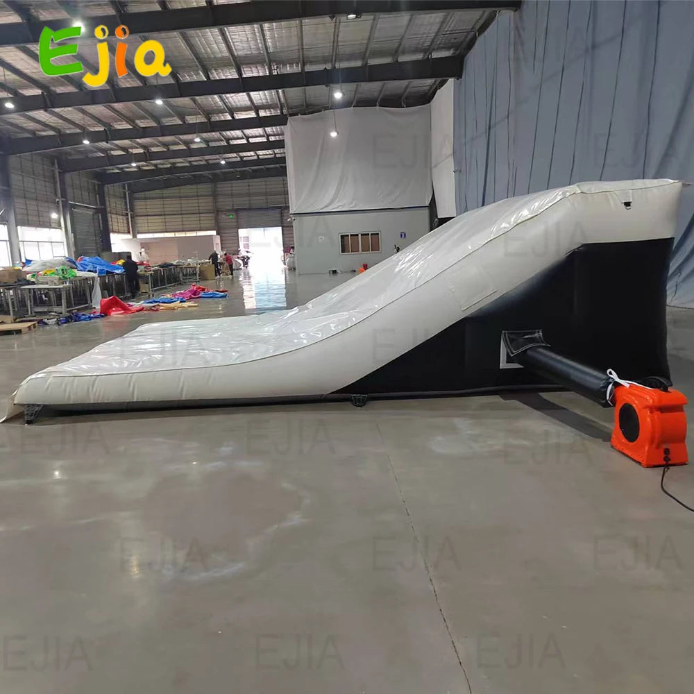 Commercial Duty PVC Inflatable Youth NextStep Airbag Landing Outdoor Stunt Landing  Airbag Ramp for MTB BMX Action Sports