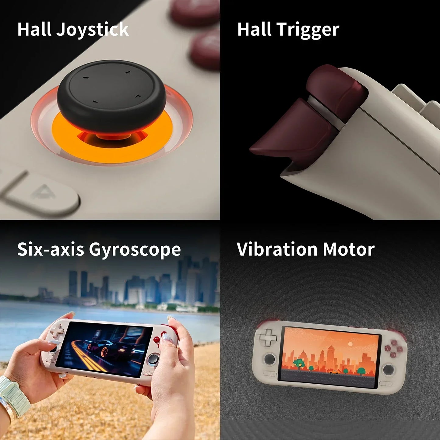 MANGMI AIR X Handheld Game Console Snapdragon 662 5.5'' Touchscreen Android 14 Active Cooling Fan 15W Fast Charging RGB