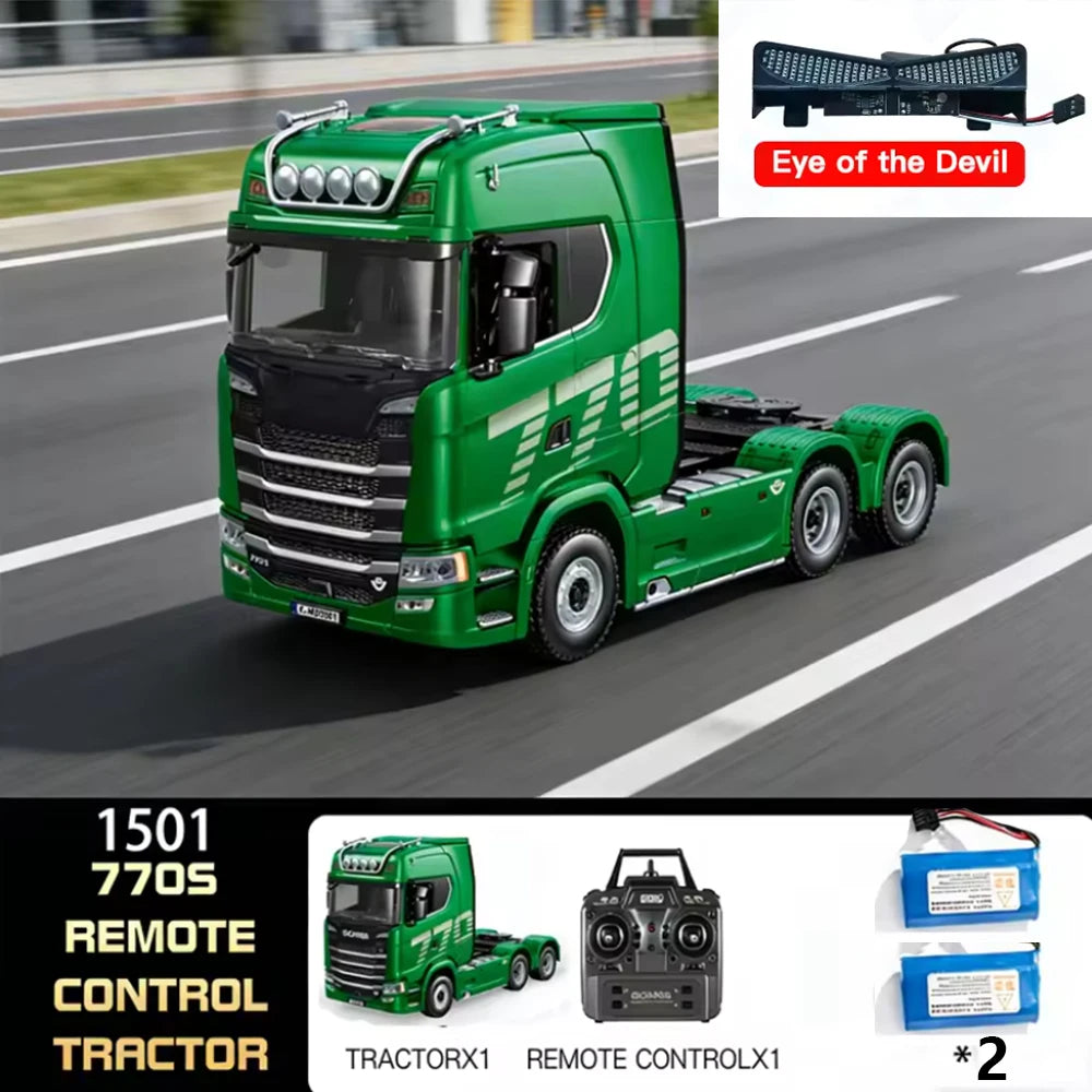 1501 770S 1502 1/18 RC Tractor 2.4G 19CH RC Engineering Trailer Truck with Lights and Sound System RC Car Model Toy Gift  HUINA 1592 1:14 Scale RC Excavator 22 Channels
