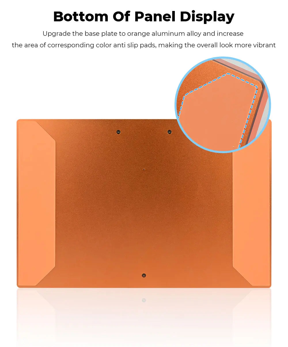 New C16 Orange Magnetic Stickless Arcade Stick Leverless Hitbox Controller for For PC/PS4/PS5/Switch Leverless Stick