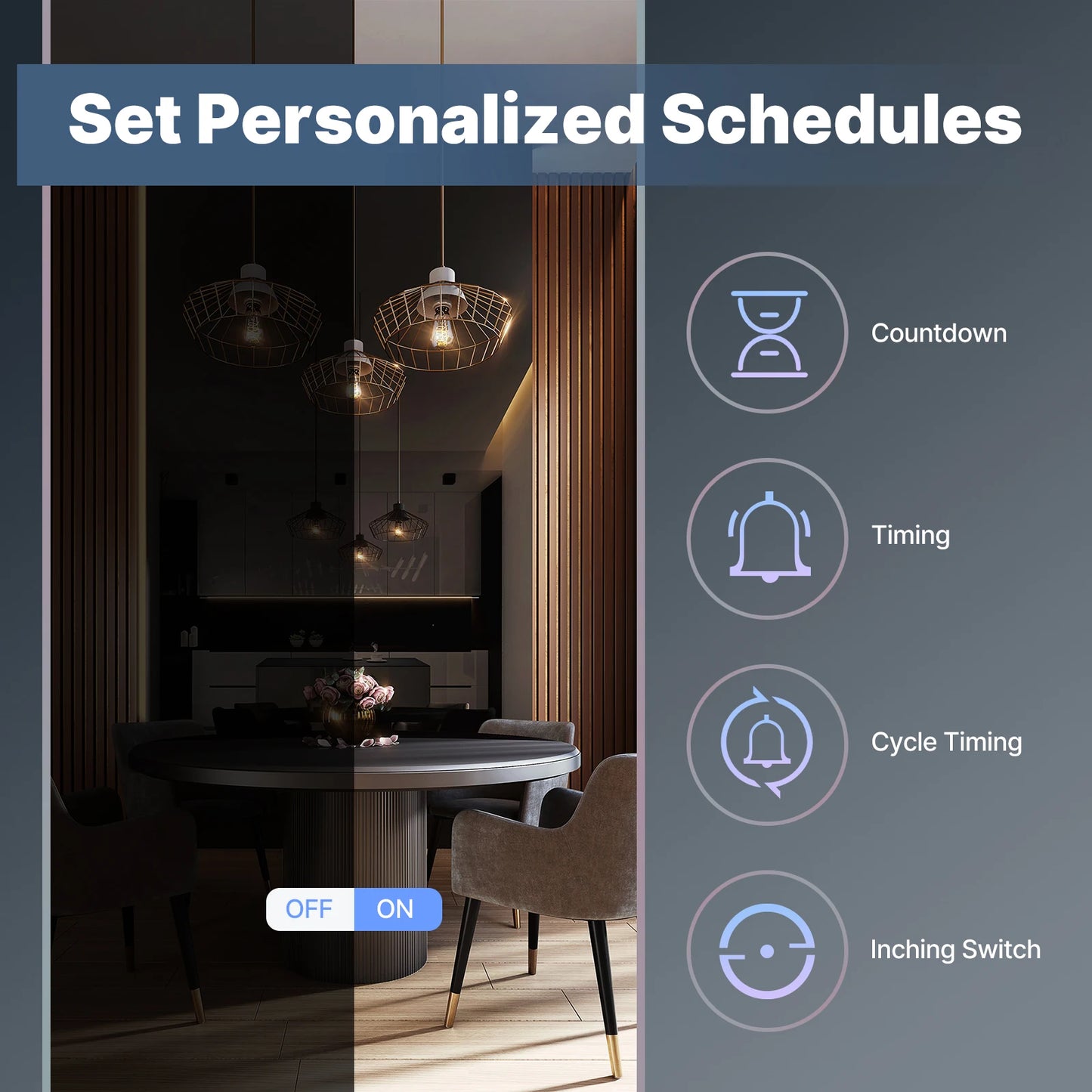 Tuya WiFi Smart Light Switch Glass Touch Control Fireproof No Neutral Wire Required Remote Control Work With Alexa Google Home