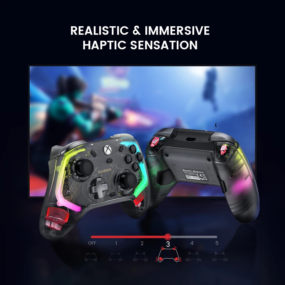 GameSir Kaleid Flux Xbox Controller Hall Effect Gamepad for Xbox Series X, Xbox Series S, Xbox One Game Console PC Joystick