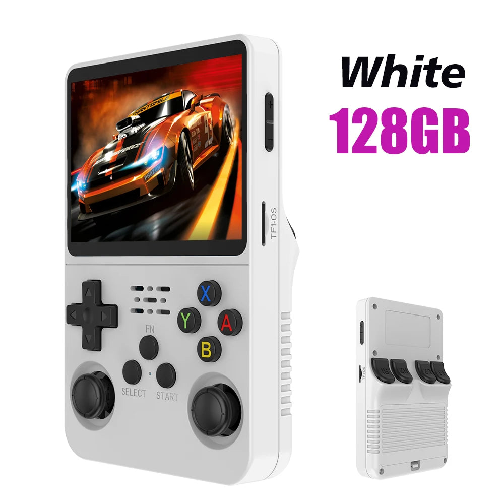 Original R36S Retro Handheld Video Game Console Linux System 3.5 Inch IPS Screen R35s Pro Portable Pocket Video Player 64GB Games 1G Ram