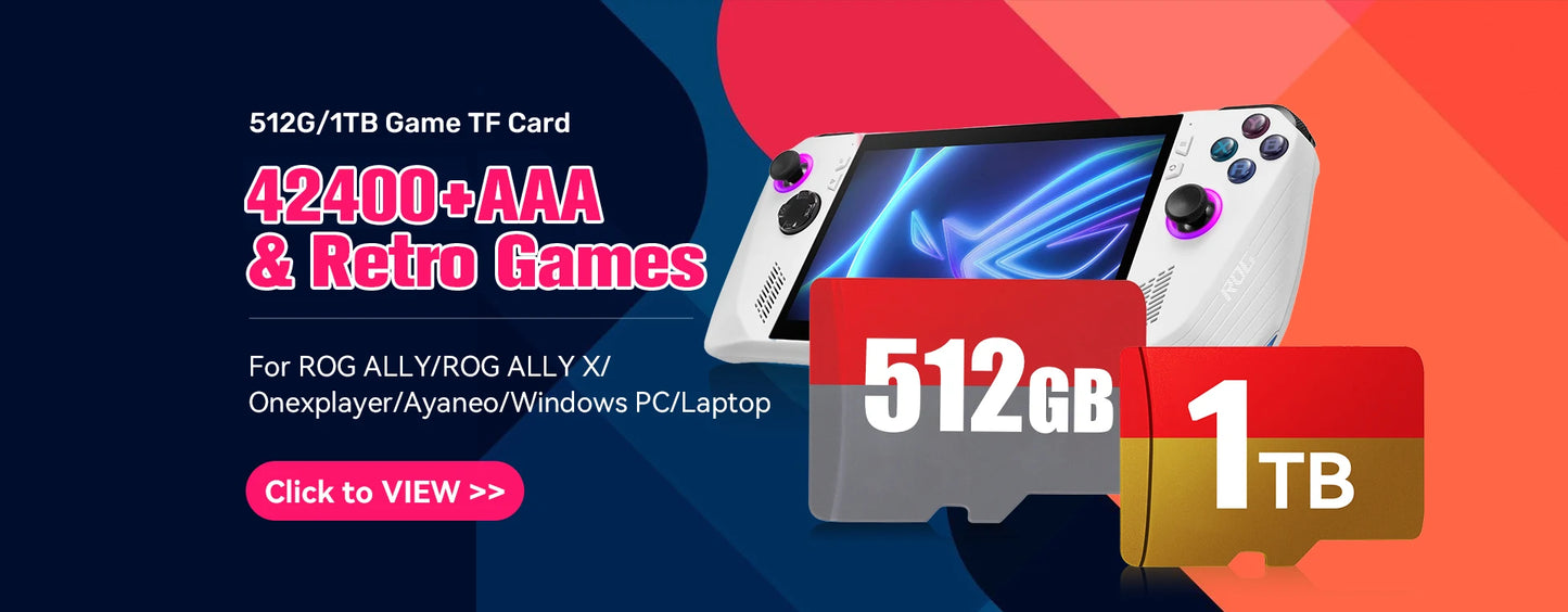 1TB Game TF Card for Steam Deck/Wins Handheld Latest Batocera 39 OS Retro Game Console with 61200 Games for PS3/PS2/PS1/PSP/MAME