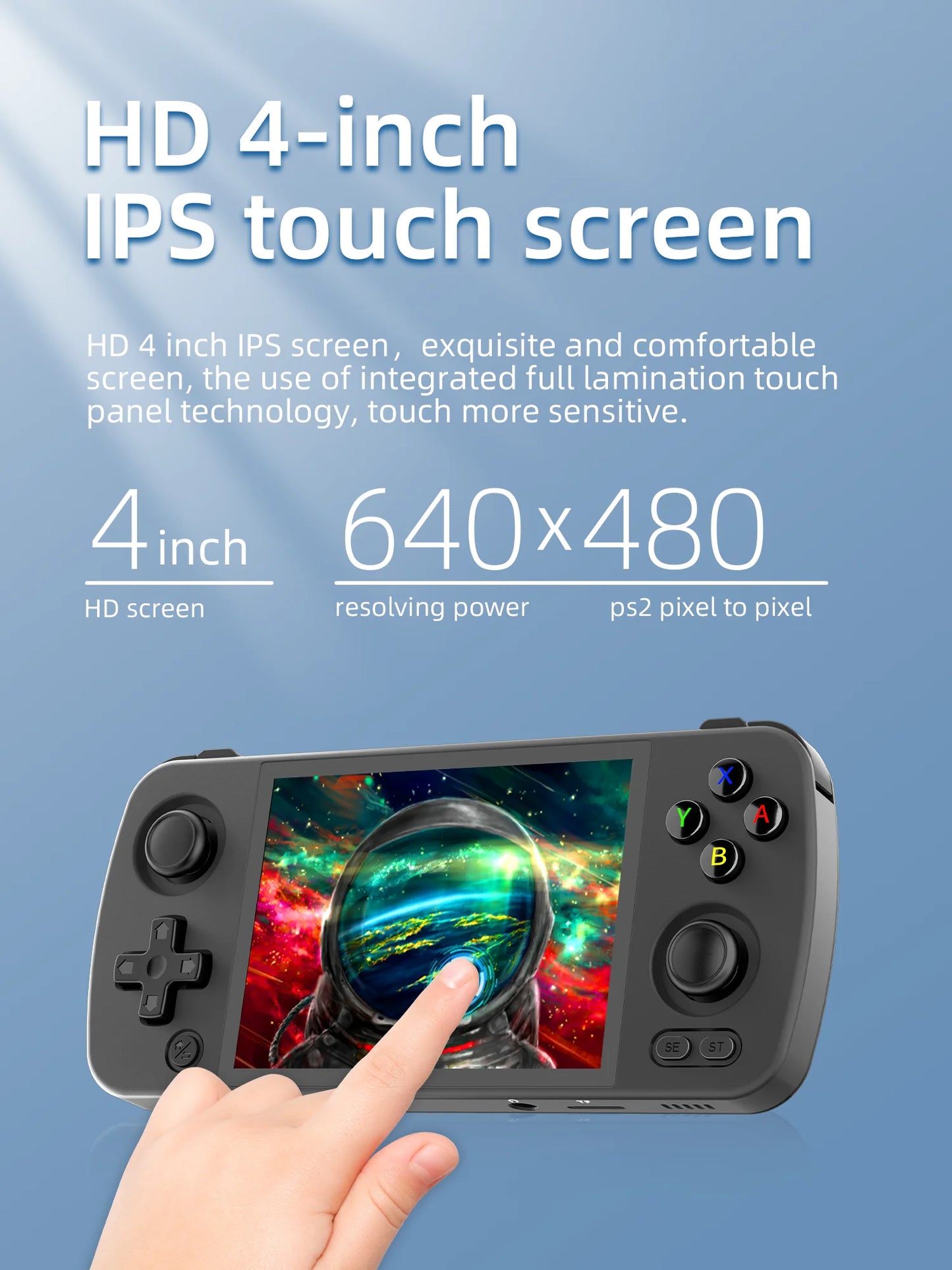 RG405M Metal Handheld Game Console Android 12 System Unisoc Tiger T618 4 Inch IPS Screen Game Player Support OTA Update