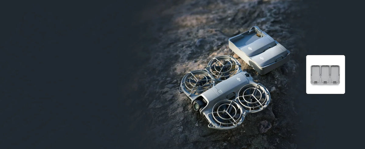 Neo 2 4K Drones With Camera Palm Takeoff & Landing Gesture Control Smooth Reliable Tracking 12m/s Faster Tracking Speed Lightweight Foldable Mini Drone All-Around Safety & Flexible Flight With 3 Batteries