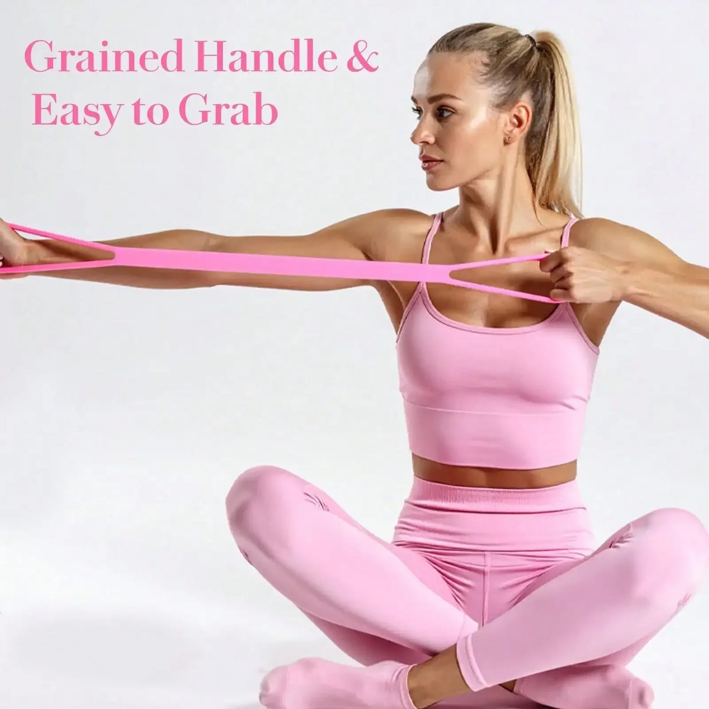 2026 3pcs Exercise Band, Figure 8 Fitness Resistance Band, Arm Back Shoulder Training Elastic Ropes, Silicone Resistance Band For Chest Expander, Yoga Gym