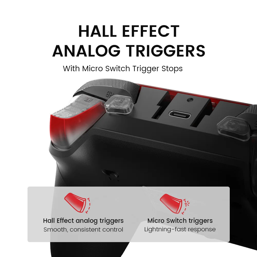 G7 Pro Wired Xbox Controller with Smart Charging Station, Hall Effect, Gyro, 3.5mm Audio Jack, 1000Hz Polling Rate